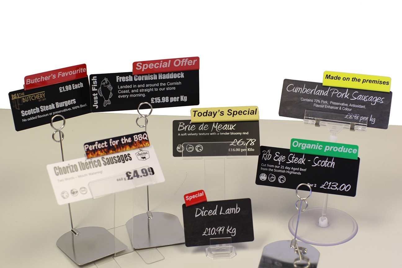 Display Tickets, Stands & Accessories