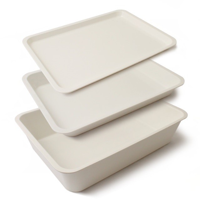 White Melamine Display Trays
