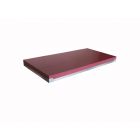Butchers Poly Top Chopping Board 2" Dark Red
