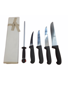 Icel 6 Piece Butchers Knife Starter Pack - Black