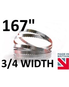 167" Butchers Bandsaw Blades x 3/4" Width