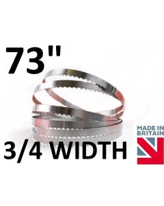 73" Butchers Bandsaw Blades x 3/4" Width