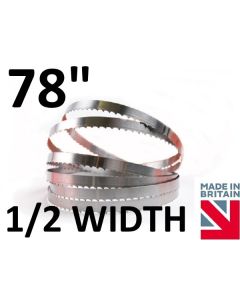 78" Butchers Bandsaw Blades x 1/2" Width