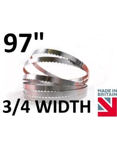 97" Butchers Bandsaw Blades x 3/4" Width