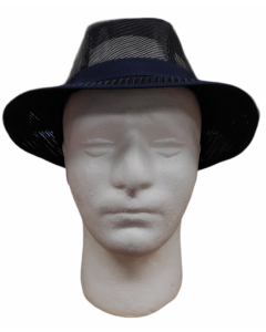 Blue Butchers Trilby Hat - Medium