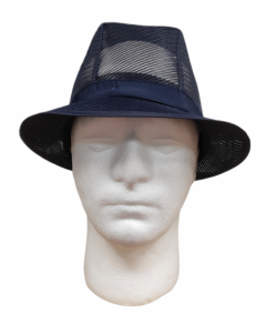 Blue Butchers Trilby Hat - Small