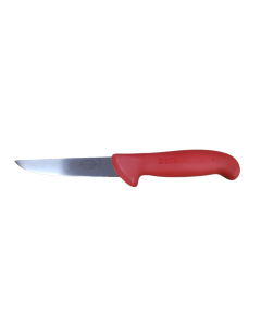 F Dick 5" Straight Boning Knife - Red