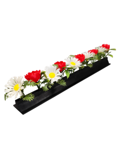 Fischer Daisies & Roses Garnish Divider - Black Base