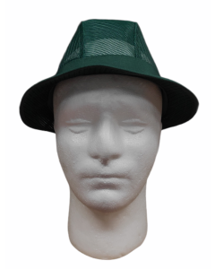 Green Butchers Trilby Hat - Small