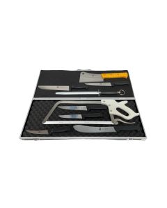 Icel 10 Piece Deluxe Butchers Knife Set - Black