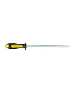 Fischer Ergonomic Dual Material Handle Round Steel 30cm - Yellow