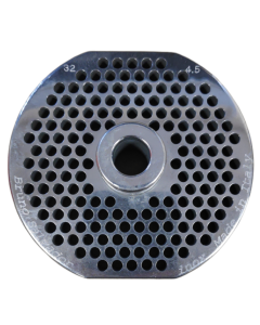 Size 32 Mincer Plate For Butcher Boy with Hub - 4.5mm - Manufactured by Salvador