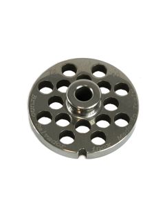 Salvador Size 12 Mincer Plate - 10mm Long Life with Hub