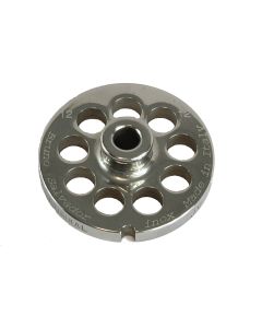 Salvador Size 12 Mincer Plate - 12mm Long Life with Hub