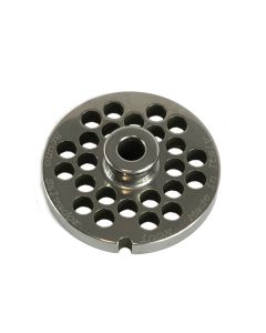 Salvador Size 12 Mincer Plate - 8mm Long Life with Hub