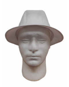 White Butchers Trilby Hat - Large