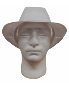 White Butchers Trilby Hat - Medium