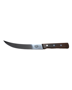 Victorinox 20cm Slaughter Knife: Curved Narrow - Wood Handle