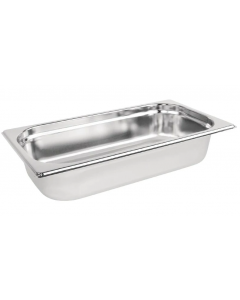 Stainless Steel Tray GN 1/3 - 65mm Deep: 176x325mm