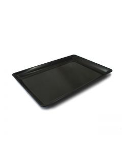 Black Elegant Melamine Display Tray 50x37x3.4cm