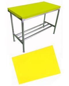 1” Yellow Polytop & Polytop Tables 2ft x 2ft