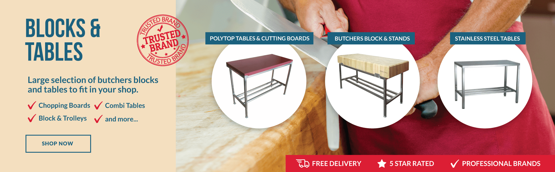 Butchers Blocks & Tables