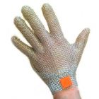 BEW Chainmail Glove With Hook Fastening- White / Small
