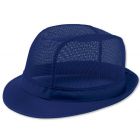 Blue Butchers Trilby Hat