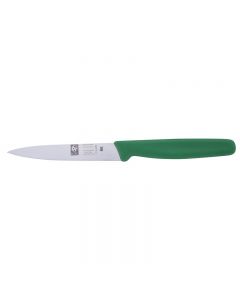 Icel 10cm Paring Knife - Pointed Tip - Green